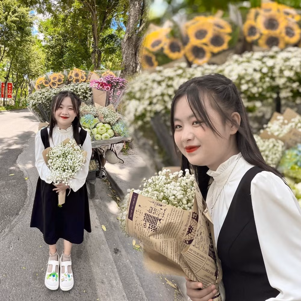 Mua Thị Dua xuống phố mới ngày càng ra dáng thiếu nữ Mua Thi Dua xuong pho moi ngay cang ra dang thieu nu