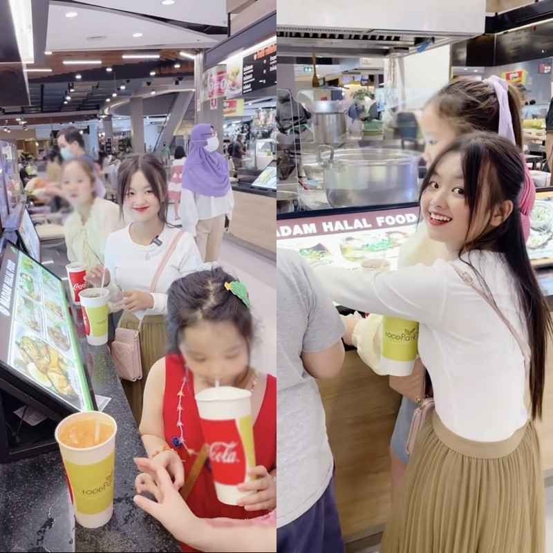 Dù đồ ăn không hợp, thế nhưng cô bé dân tộc vẫn rất tận hưởng khoảng thời gian quý giá tại đây, nhất là khi được ghé thăm các địa điểm nổi tiếng hay trung tâm thương mại.