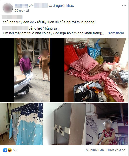 Thậm chí khi kiểm tra lại thì chủ phòng phát hiện ra rất nhiều thứ bị mất không rõ lý do.