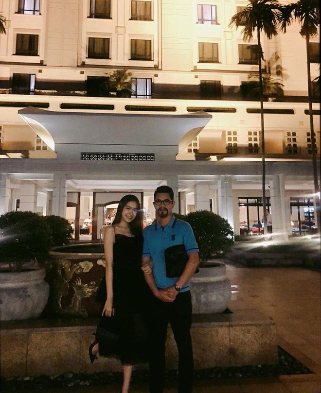 Doãn Hải My và bố từng xuất hiện trong một bức hình.