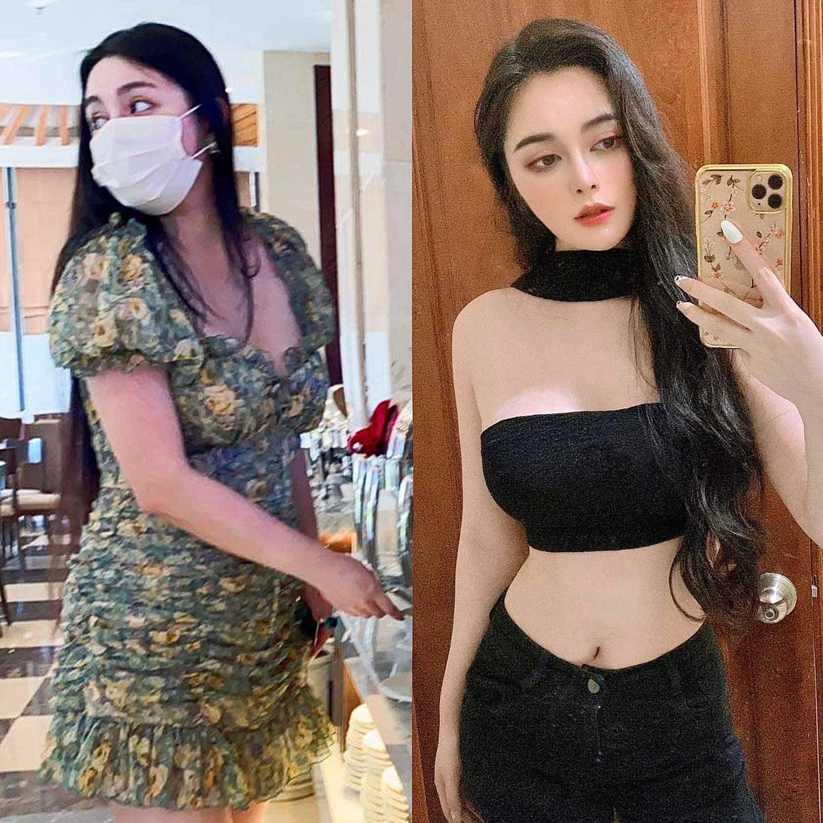 Mới đây, trên trang cá nhân, người đẹp sinh năm 1995 gây bất ngờ khi đăng tải hình ảnh thời mũm mĩm, tròn trịa vì ăn uống khá thoải mái.