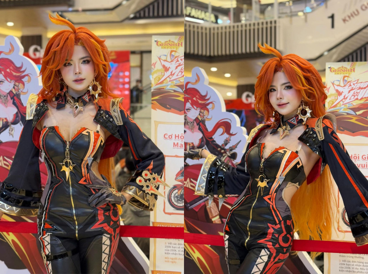 Mai Dora biến hình quá đỉnh, thành công mang Hoả Thần trong game ra ngoài đời thực.