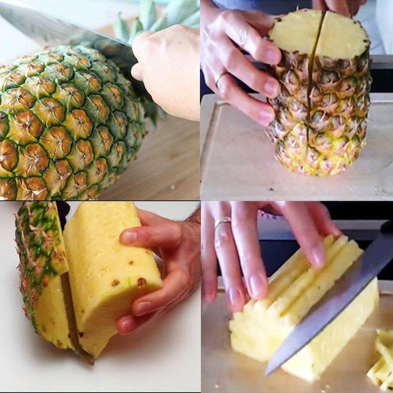 Tuy nhiên, một số người khác đưa ra lời lý giải khá hợp lý. Cụ thể, do nước ngoài có loại dứa khá to nên họ thường xuyên gọt như vậy.