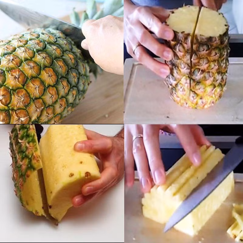 Tuy nhiên, một số người khác đưa ra lời lý giải khá hợp lý. Cụ thể, do nước ngoài có loại dứa khá to nên họ thường xuyên gọt như vậy.