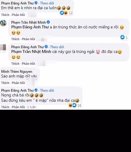 Dễ dàng nhận thấy, Minh Nhựa có sự tăng cân rõ rệt sau thời gian nghỉ dịch.