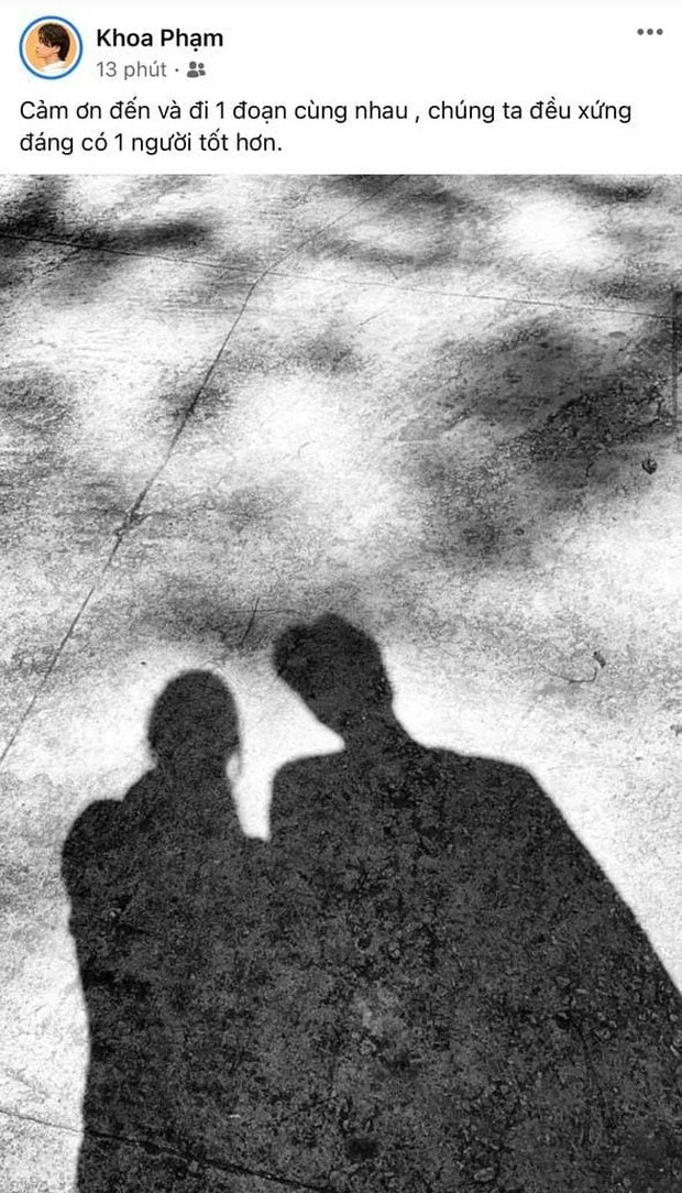 Động thái của Karik được cho là đang nhắc đến bạn gái cũ.