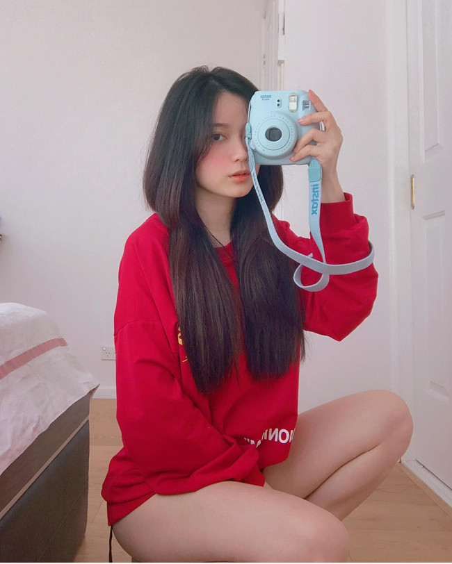 Dù thay đổi nhưng "Hot girl ảnh thẻ" sở hữu gương mặt xinh như thiên thần.