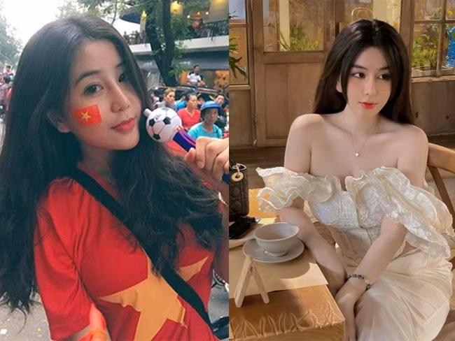 Võ Ngọc Trân (sinh năm 2001, TP.HCM) nổi tiếng khi xuống đường cổ vũ tuyển U23 Việt Nam thi đấu tại giải U23 châu Á 2018. Hình ảnh cô nàng mặc áo cờ đỏ sao vàng được chia sẻ rộng rãi trên mạng xã hội thời điểm đó.