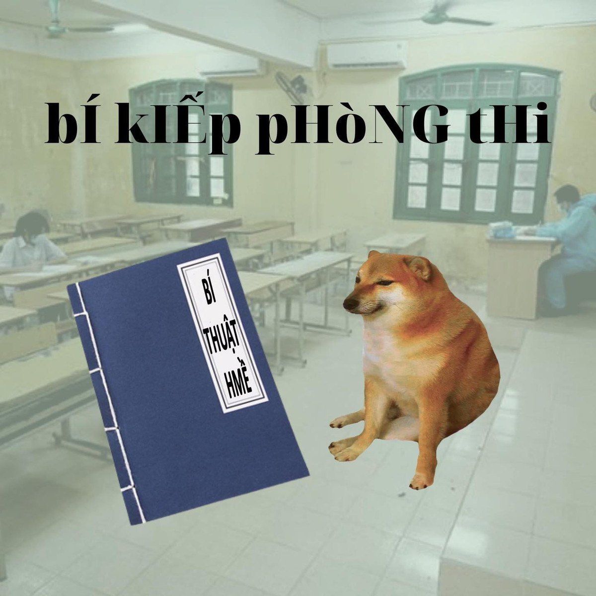 Như đã biết kỳ thi tốt nghiệp THPT Quốc gia 2021 sẽ chính thức bắt đầu vào ngày 7/7 và để cho các sĩ tử 2K3 thêm vững niềm tin bước vào cuộc "tỉ thí" mới đây, netizen đã cho ra mắt cuốn bí kíp phòng thi. Ảnh sử dụng trong bài: Page Trường Người Ta.