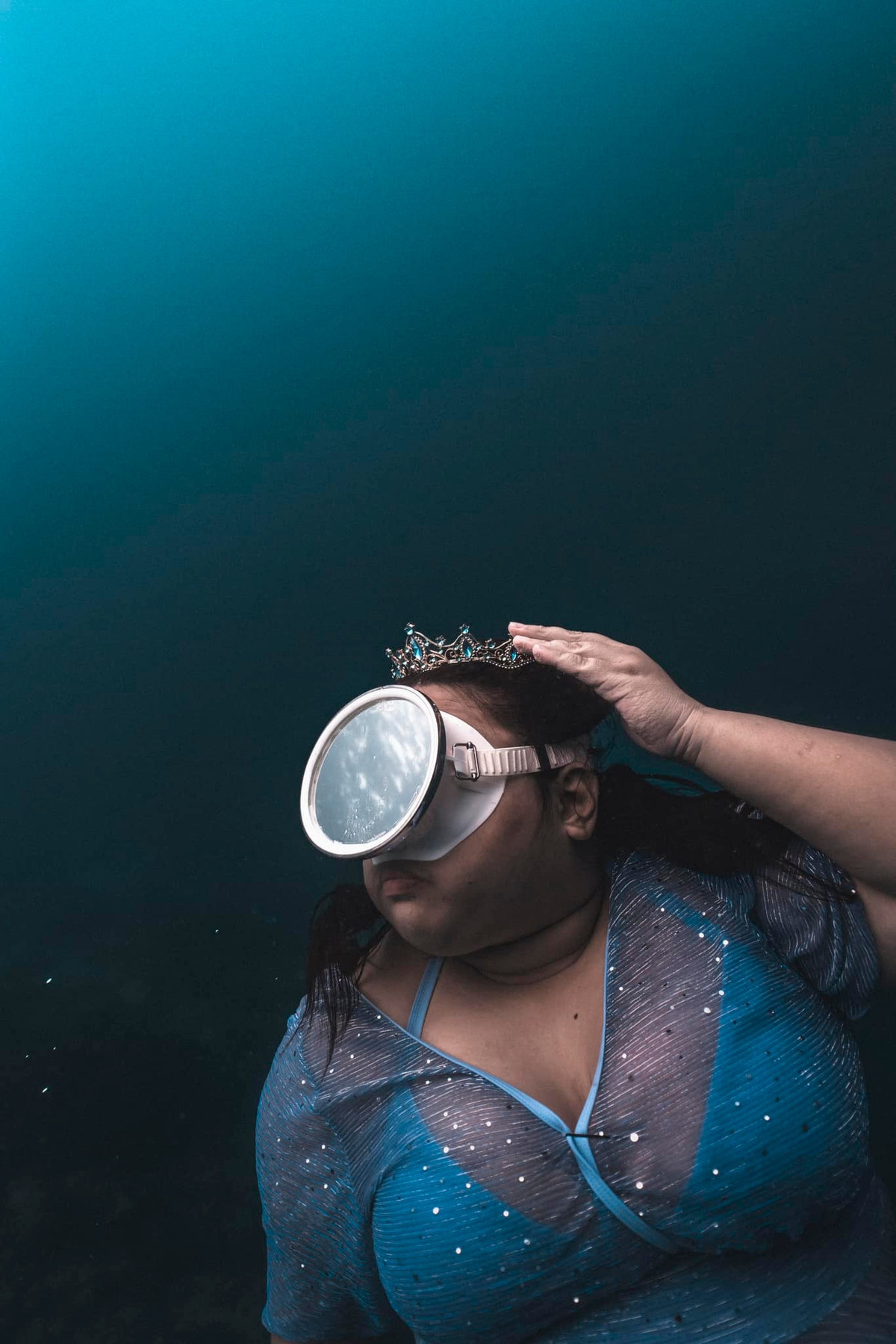 Cô gái 28 tuổi cho biết cô đã lặn tự do trong hai năm quanh các hòn đảo nguyên sơ của Philippines.