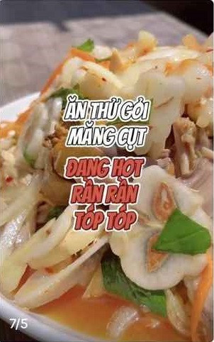 Được biết, món ăn gỏi gà măng cụt là đặc sản có từ lâu ở huyện Thái Liêu, Bình Dương. Xuất phát từ việc người dân Thái Liêu sử dụng làm gỏi gà măng cụt trong bữa cơm gia đình, bán tại các nhà hàng, quán ăn để giới thiệu với du khách. Khi món ăn này trở thành trào lưu, măng cụt đã được "săn lùng" khiến giá măng cụt xanh tăng mạnh, từ 60.000-85.000 đồng/kg. Riêng măng cụt gọt sẵn, mức giá lên tới 450.000-500.000 đồng/kg phục vụ nhu cầu thưởng thức món ăn mới lạ.