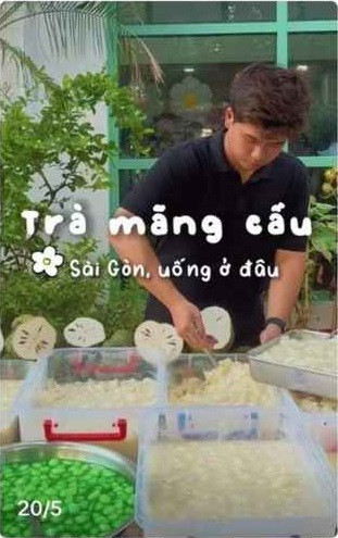 Theo trải nghiệm của nhiều bạn trẻ, trà mãng cầu có tổng hòa vị chua, chát, ngọt và rất thơm giúp thanh nhiệt và giải nhiệt cơn khát dưới tiết trời nắng nóng.