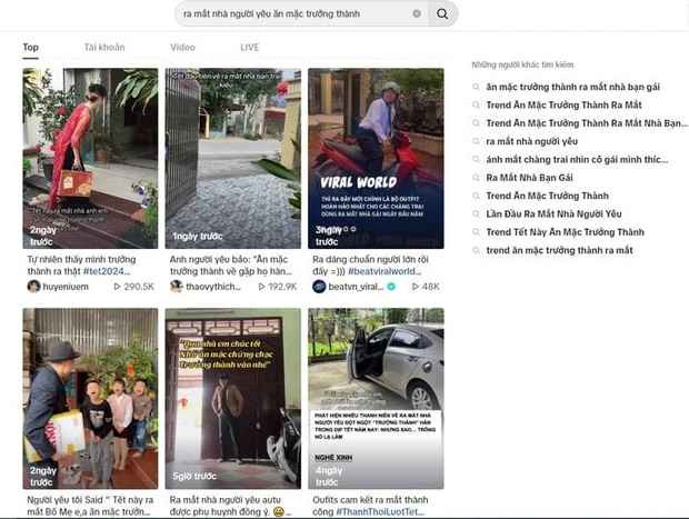 Tết là thời điểm phù hợp để ra mắt gia đình người yêu. Đây là dịp các bạn trẻ thể hiện tình cảm, sự quan tâm đến bố mẹ "đối phương" và sự nghiêm túc của mình với mối quan hệ, muốn trở thành một thành viên mới của gia đình.