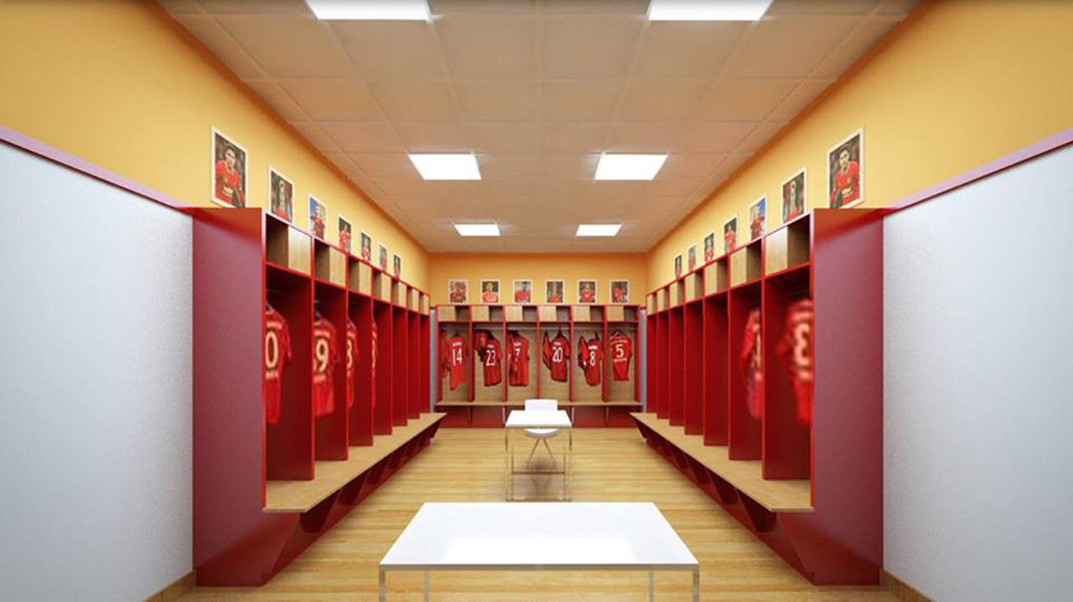 Bên cạnh những quyết định về nhân sự, khi nắm quyền quản lí CLB TP HCM, Công Vinh còn xây dựng phòng thay đồ chuyên nghiệp.