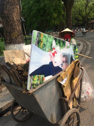 Sau thời gian sử dụng những bức ảnh cưới gặp phải không ít chuyện bi đát, "dở khóc, dở cười".