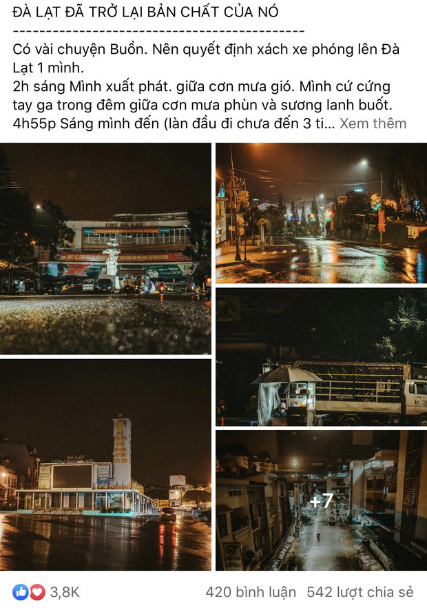  Đà Lạt ghi dấu ấn trong lòng du khách phương xa bởi khí hậu mát mẻ quanh năm, những thắng cảnh thiên nhiên tuyệt đẹp cùng các điểm check-in xinh lung linh mọc lên ngày càng nhiều. Vì thế, cái danh xưng "thành phố buồn" gắn với vùng đất này cũng dần trở nên xa lạ