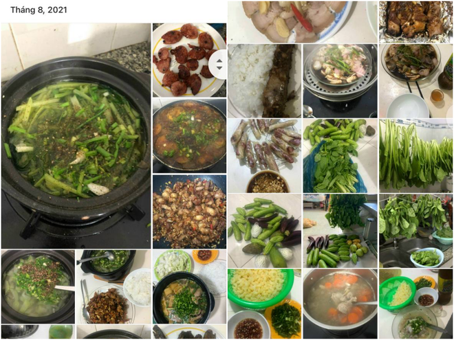 Tuy nhiên khi vào trang cá nhân, netizen không khỏi ngỡ ngàng vì lương thực của người này chất... như núi.