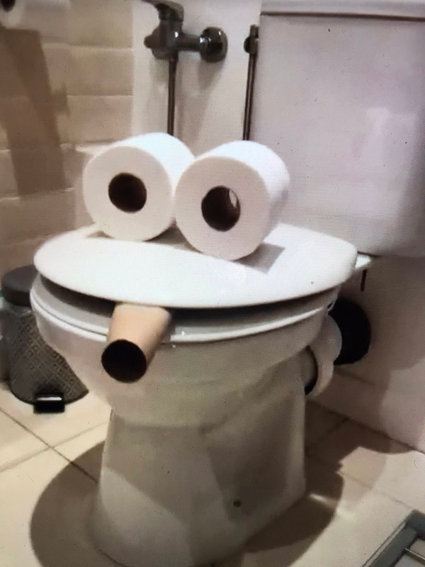 Trước tình hình căng thẳng của dịch Covid-19, dù phải ở nhà theo khuyến cáo của các nhà chức trách, dân mạng cũng sáng tạo ra trào lưu mới toanh, họ tạo ra những chiếc bồn cầu với gương mặt biểu cảm hài hước.