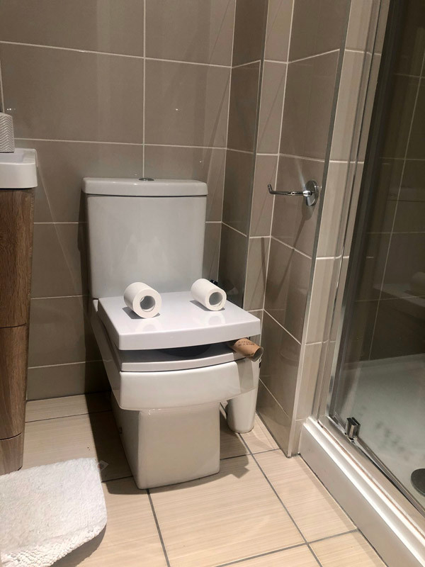 Ngoài giấy vệ sinh và lõi giấy bỏ đi, dân mạng còn tận dụng những đồ dùng, vật liệu khác có sẵn trong nhà để sáng tạo ra các khuôn mặt có biểu cảm hài hước và tư thế tạo dáng khác nhau.