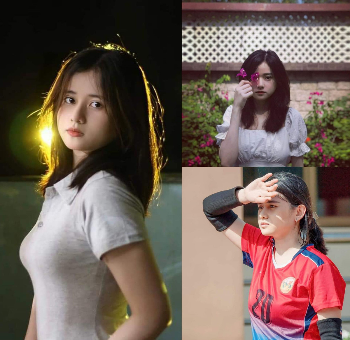 Nhan sắc xinh đẹp của nữ tân binh Nguyễn Lê Tuyết Nhi.