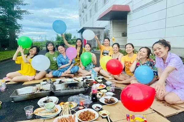 Tet cua lao dong Viet tren dat Nhat