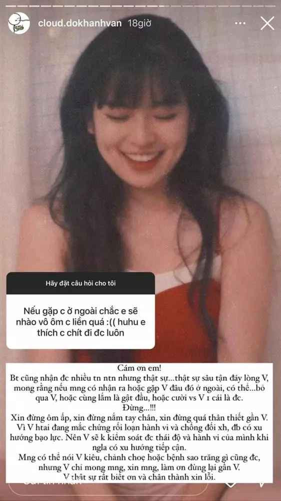 Theo đó, một netizen đã bày tỏ sự yêu quý của mình với Khánh Vân và cho biết "nếu gặp chị ở ngoài chắc em sẽ nhào vô ôm chị liền quá".