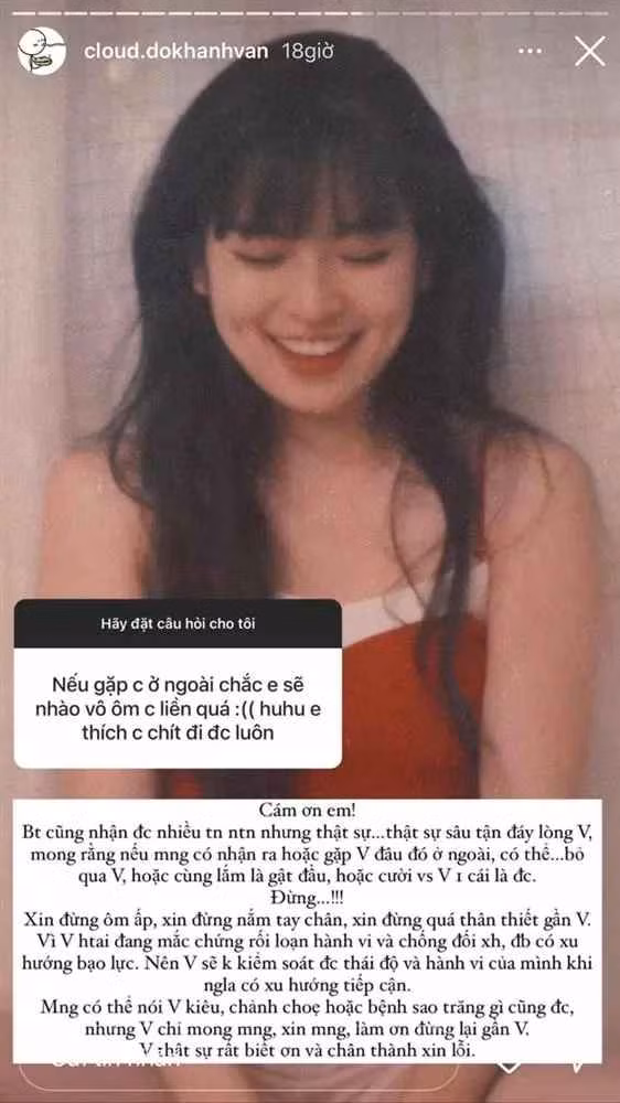 Theo đó, một netizen đã bày tỏ sự yêu quý của mình với Khánh Vân và cho biết "nếu gặp chị ở ngoài chắc em sẽ nhào vô ôm chị liền quá".