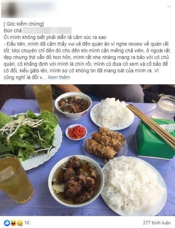 Chính những reviewer không có tâm đã đánh mất đi sự chân thật, khách quan và sẵn sàng "đánh bóng" thái quá, sai sự thật về các sản phẩm, địa điểm được review đồ ăn.