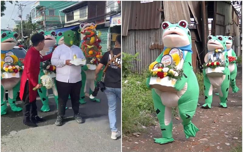 Theo đó, nhiều ý kiến ngợi khen sự sáng tạo của gia đình chú rể khi để dàn bưng tráp diện trang phục độc lạ sang rước dâu. Các ý kiến này cũng cho rằng, vì là ngày vui của cặp đôi nên họ muốn thể hiện như thế nào cũng được, miễn người trong cuộc thấy vui là được.