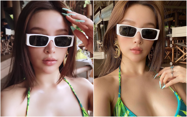 Mới đây, trong clip du lịch mùa hè cùng gia đình, Huyền Baby cho biết đã phải giảm 8kg để có những màn khoe dáng hoàn hảo nhất.