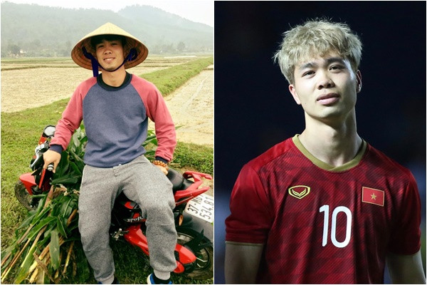 Công Phượng lại hoàn toàn trái ngược, khi trên sân bóng anh chàng này khá trắng trẻo nhưng trên Facebook dường như quên dùng app làm đẹp.