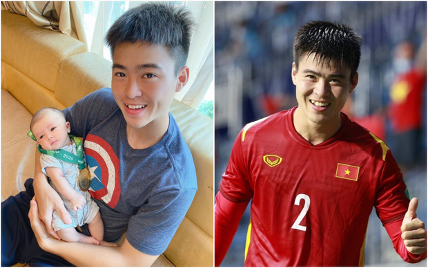 Tương tự Đình Trọng, Đỗ Duy Mạnh cũng duy trì cực ổn khoản nhan sắc, nhất là nụ cười rạng rỡ.