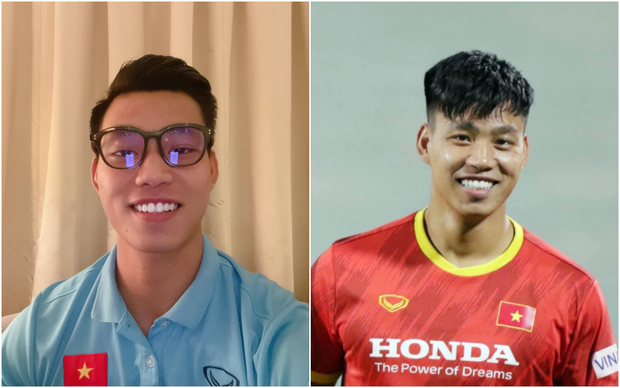 Nụ cười rạng rỡ đã gây u mê diện rộng, bất chấp nắng gió sân bóng có làm Văn Thanh đen đi một chút.