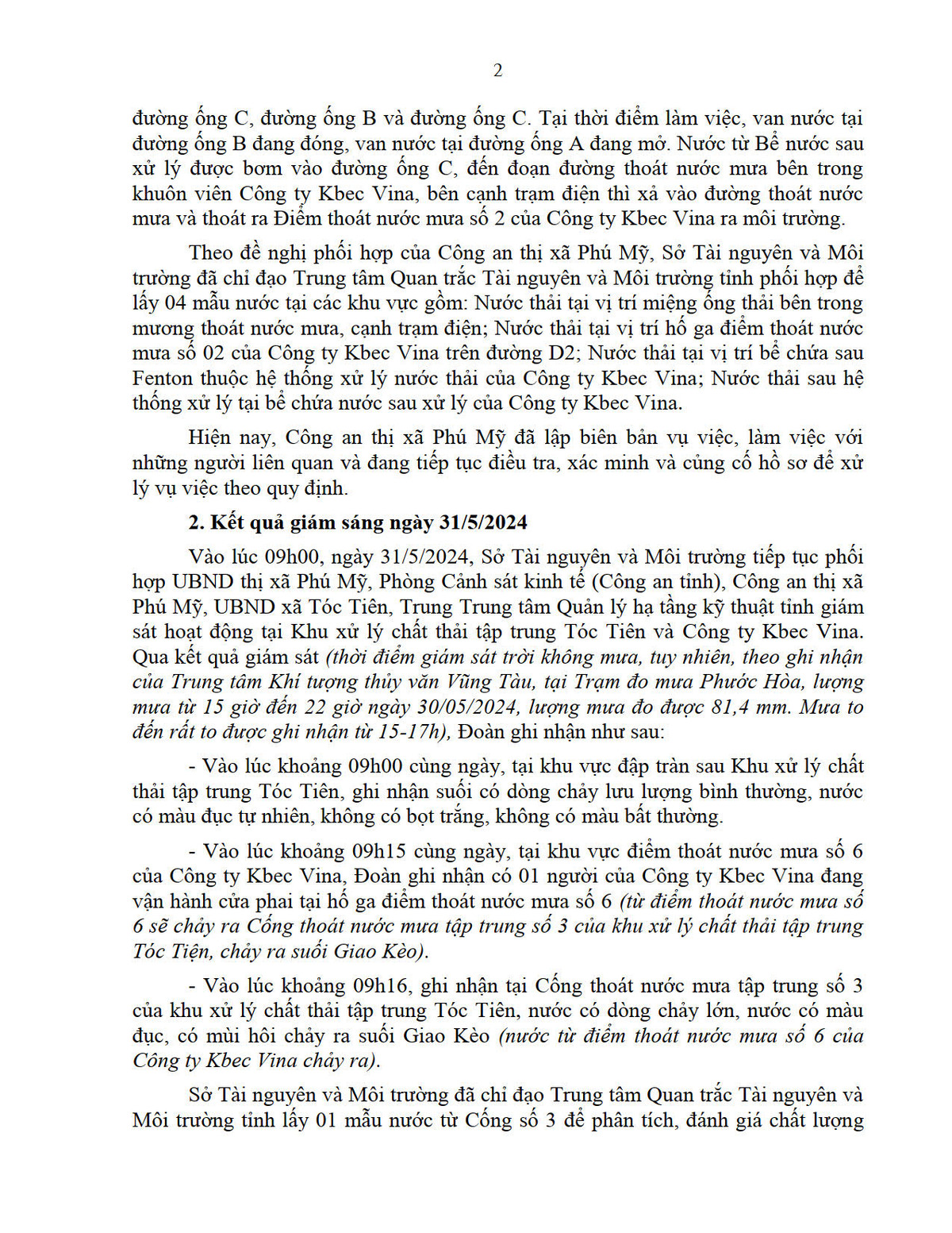 Vụ KBec Vina liên tục xả thải ra môi trường: Doanh nghiệp nói gì? - Hình 8 Vu KBec Vina lien tuc xa thai ra moi truong: Doanh nghiep noi gi?-Hinh-8