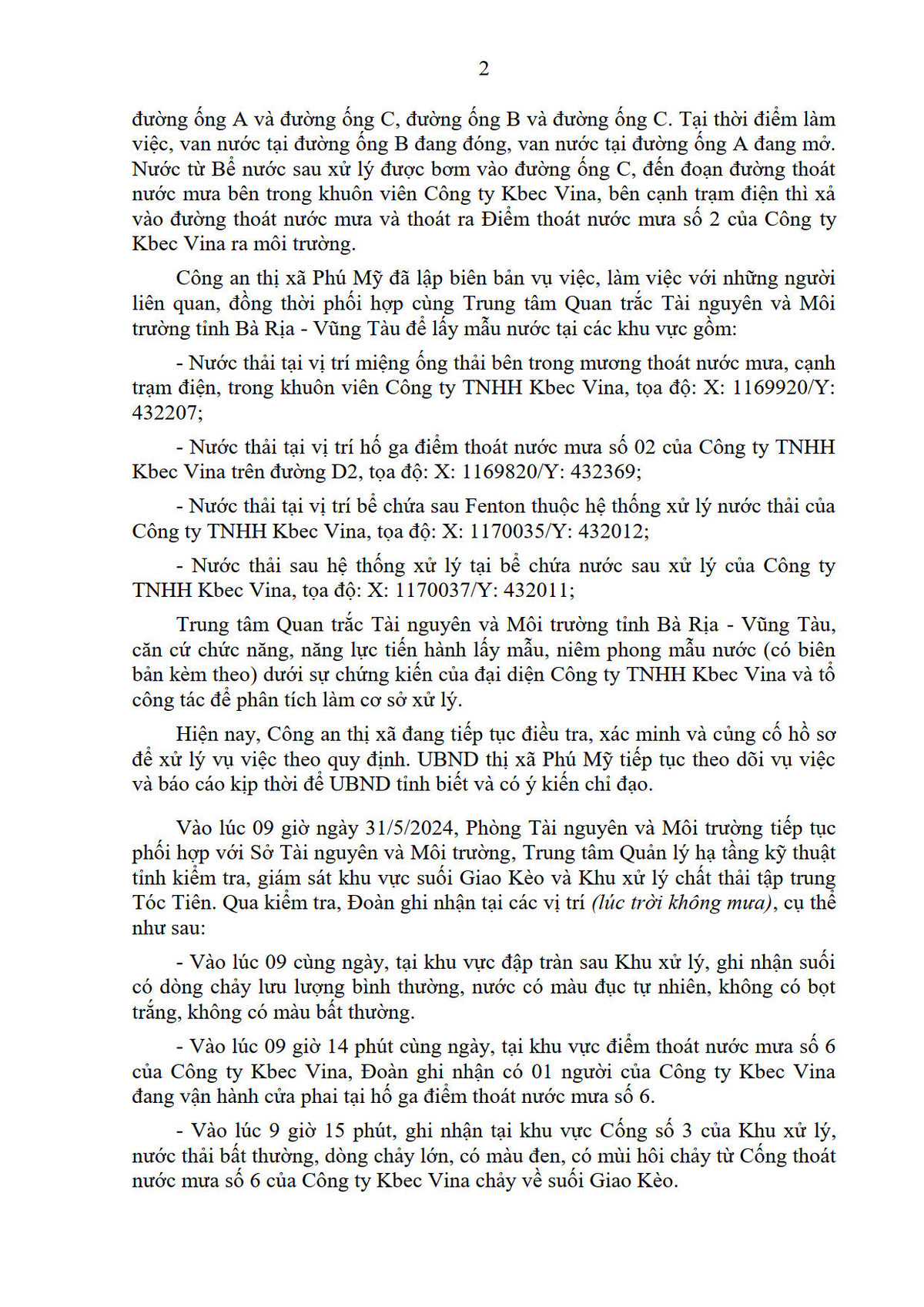 Vụ KBec Vina liên tục xả thải ra môi trường: Doanh nghiệp nói gì? - Hình 5 Vu KBec Vina lien tuc xa thai ra moi truong: Doanh nghiep noi gi?-Hinh-5