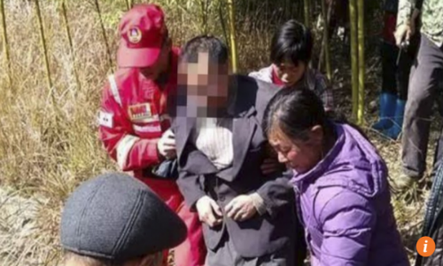 Ông Xia được cảnh sát địa phương tìm thấy tại một hang động ở mỏ than bỏ hoang tại một ngôi làng xa xôi, hẻo lánh.