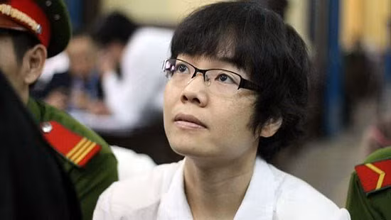 Bị cáo Huỳnh Thị Huyền Như tại tòa.