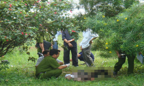 Hiện trường vụ án. Ảnh tư liệu.