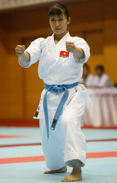  Huấn luyện viên Nguyễn Hoàng Ngân, Bộ môn karate - Trung tâm Huấn luyện và thi đấu thể dục thể thao Hà Nội. Nguyễn Hoàng Ngân từng giành nhiều thành tích quốc tế, trong nước ở nội dung kata (biểu diễn). Khi làm HLV, học trò của Nguyễn Hoàng Ngân giành được HCV nhiều kì SEA Games. HLV Nguyễn Hoàng Ngân đã được tặng thưởng Huân chương Lao động hạng Ba; 5 lần được Thủ tướng Chính phủ tặng Bằng khen; 10 lần được Bộ VH-TT-DL tặng Bằng khen; Chủ tịch UBND thành phố tặng Bằng khen năm 2017; 3 lần được Ủy ban Olympic tặng Bằng khen; 4 lần được vinh danh là VĐV tiêu biểu toàn quốc. 