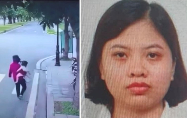 Trong lúc di chuyển, Trang dùng nhiều số điện thoại để gọi điện, nhắn tin cho gia chủ đòi tiền chuộc 1,5 tỷ đồng rồi liên tục tắt máy nhằm tránh bị theo dõi. Chiều tối cùng ngày, sự việc được gia đình bé gái trình báo công an. Theo nhà chức trách, gia đình nạn nhân nhiều lần chuyển tiền vào tài khoản ngân hàng của Trang, tổng cộng 550 triệu đồng. Do em bé khóc, Trang sợ lộ nên sát hại, phi tang xác xuống ao cá tại xã Mễ Sở, huyện Văn Giang, Hưng Yên rồi nhảy xuống sông từ cầu Đuống tự tử.