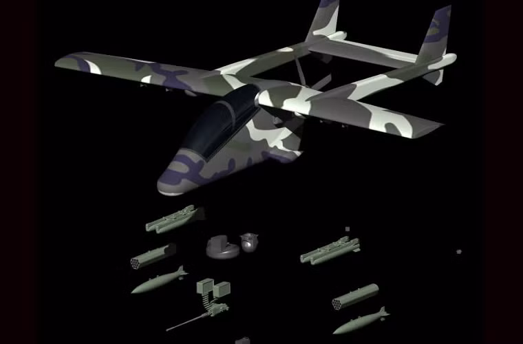 Để phục vụ cho nhiệm vụ trinh sát, máy bay trang bị hệ thống điện tử hiện đại bao gồm hệ thống cảm biến tối tân kết hợp với các camera độ phân giải cao, camera hồng ngoại, chúng sẽ làm nhiệm vụ thu thập dữ liệu dưới mặt đất.