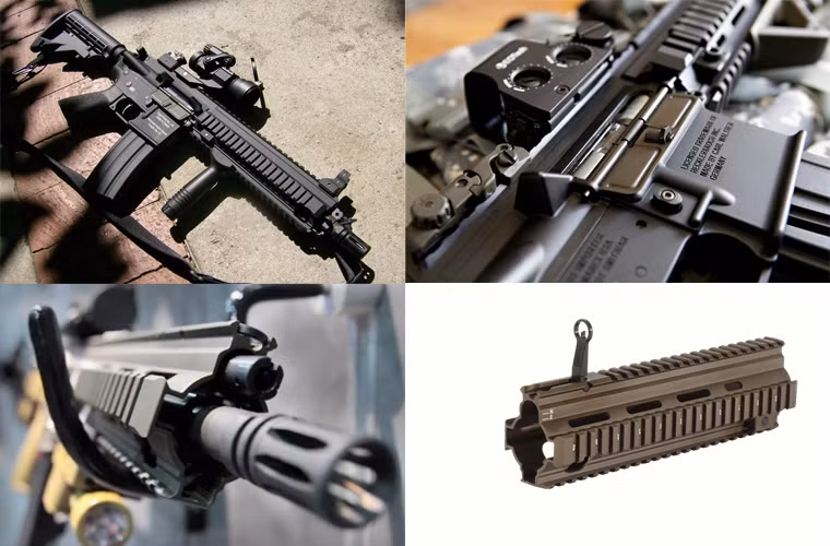 Sỡ dĩ HK-416 được đánh giá là khẩu súng tốt nhất trong gia đình AR-15 (M-16) và là biến thể hoàn hảo thay thế M-4 của Mỹ là do súng hoạt động hiệu quả, bền bỉ, khắc phục điểm yếu chết người của dòng súng họ M-16 là hay kẹt đạn nhờ trang bị hệ thống trích khí độc quyền của công ty thiết kế vũ khí lừng danh Heckler &amp; Koch Đức.