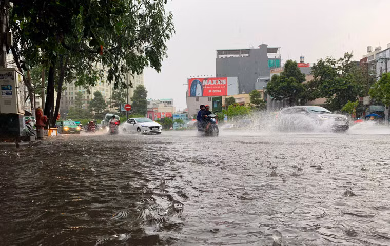 TP HCM: Ho dieu tiet thong minh chong ngap bi ngap lut sau mua lon