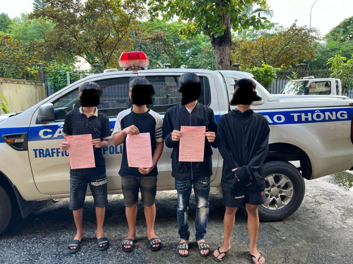 Quang Ninh: Hoc sinh “dinh” phat giao thong tu bang chung cua nguoi dan