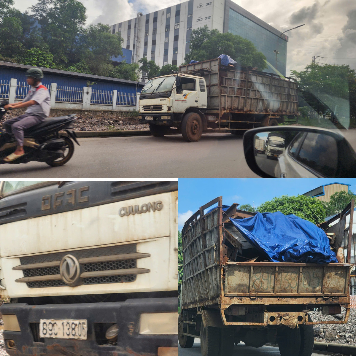 Bát nháo xe chở phế liệu cho Công ty Thép Hoà Phát Hưng Yên - Hình 5 Bat nhao xe cho phe lieu cho Cong ty Thep Hoa Phat Hung Yen-Hinh-5