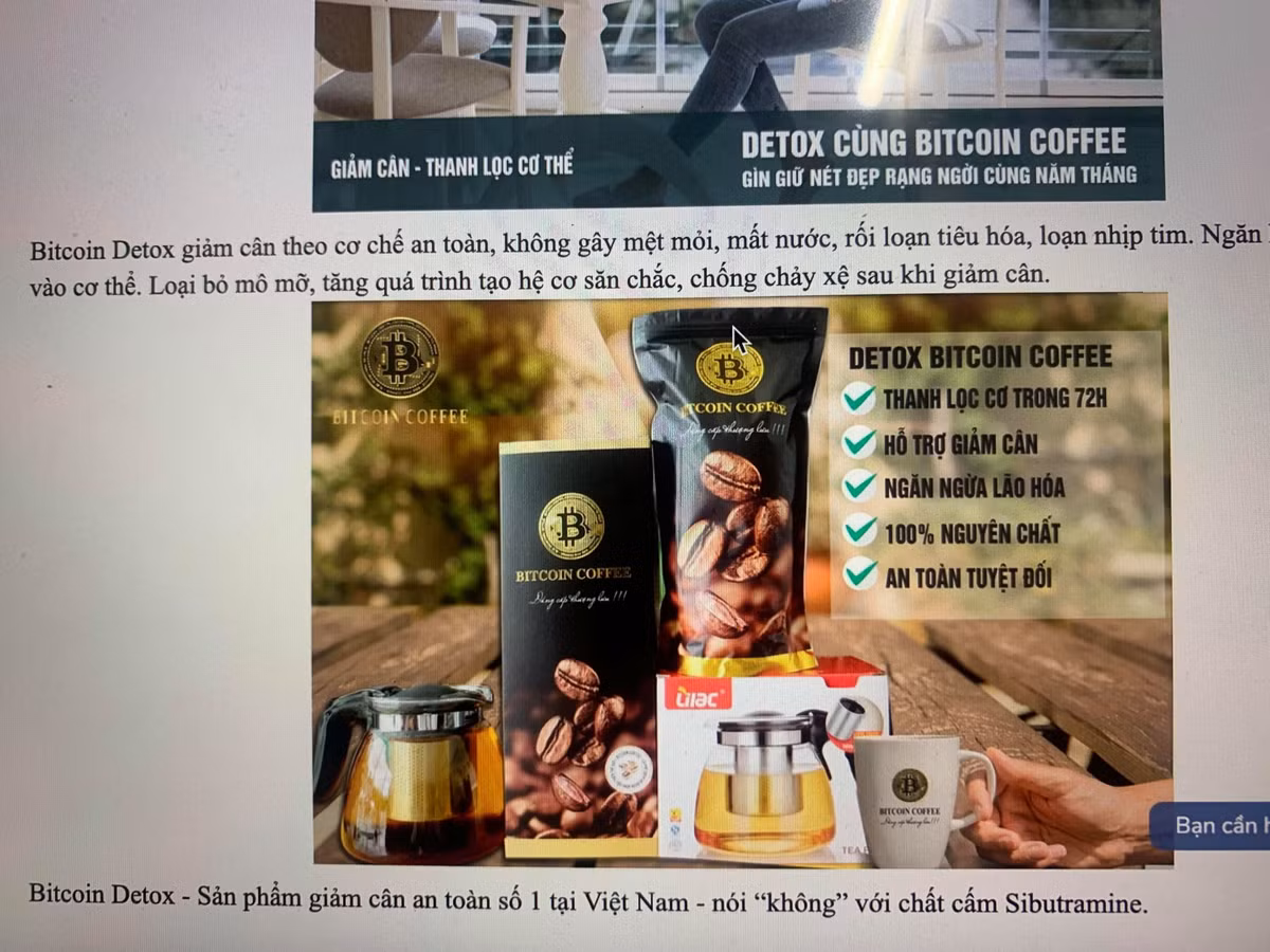 Detox Bitcoin hay Bitcoin Coffee Detox khong ro nguon goc, duoc ban khong phep?-Hinh-3
