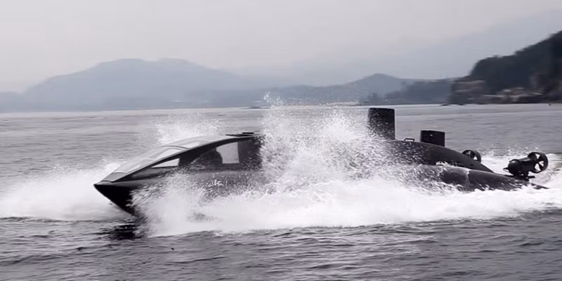 Phương tiện vận chuyển người nhái SDV-1000W của Hàn Quốc. Ảnh: Pinterest