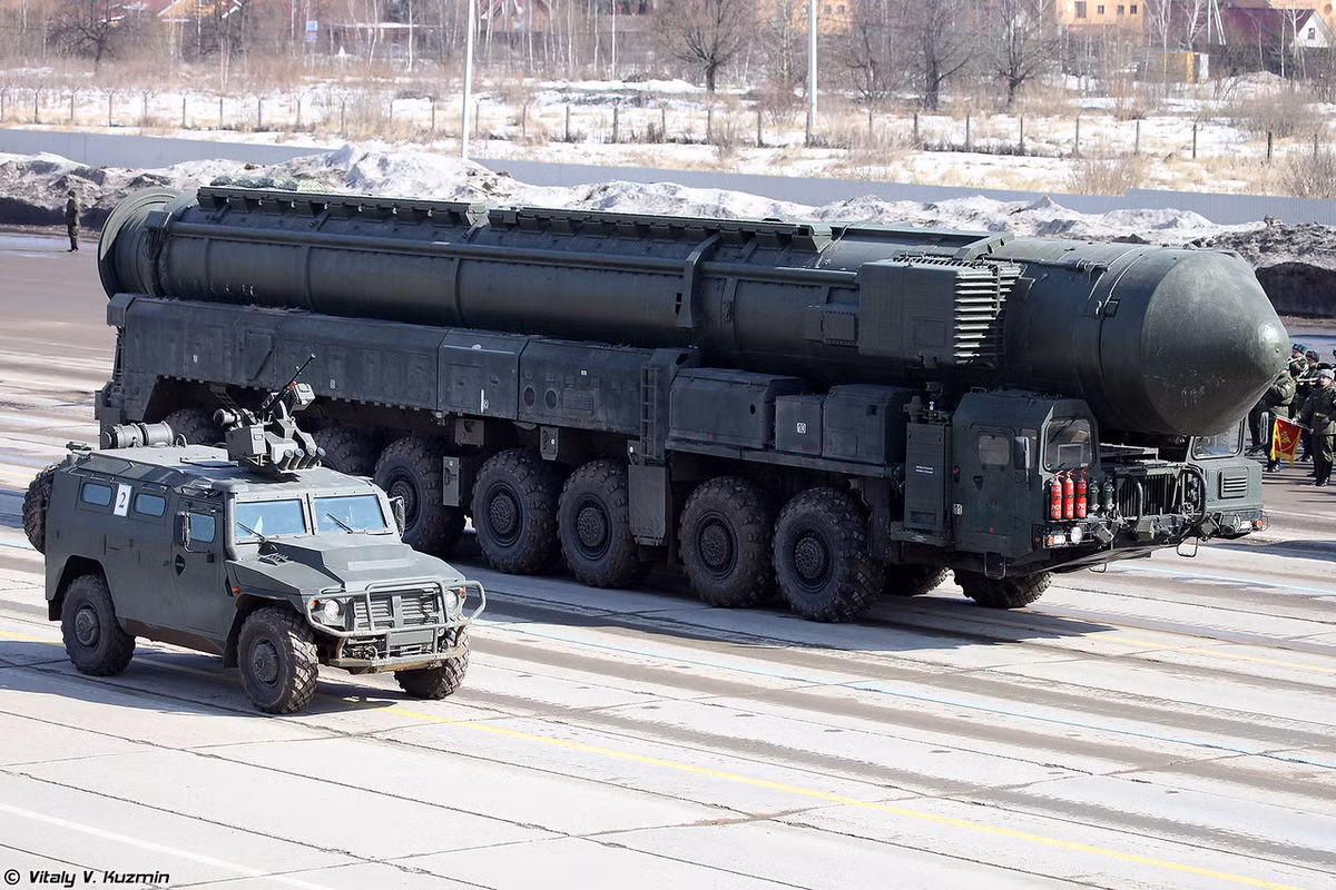 Tên lửa đạn đạo liên lục địa RS-24 Yars. Ảnh: Vitaly V.Kuzmin.
