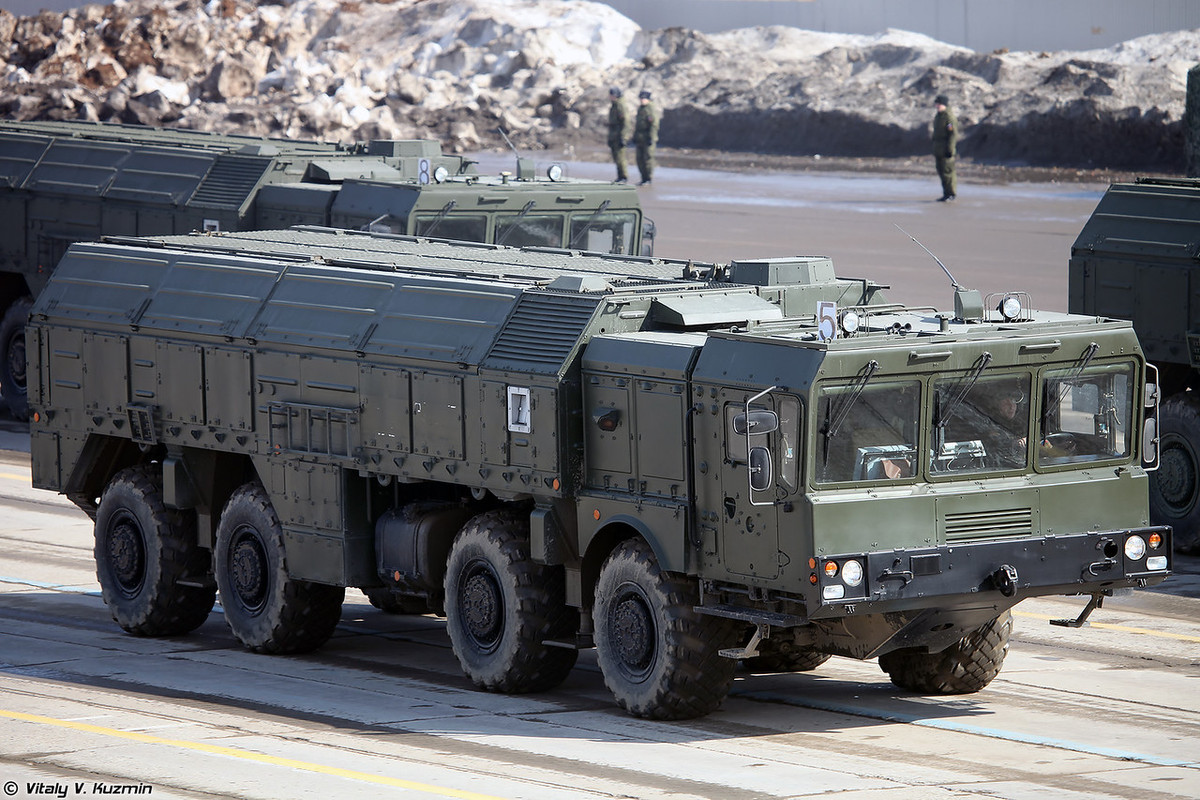 Tên lửa đạn đạo chiến thuật Iskander-M. Ảnh: Vitaly V.Kuzmin.