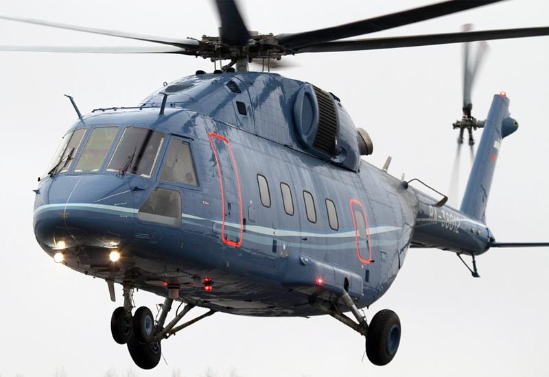 Andrey Boginsky, Giám đốc điều hành Công ty Cổ phần Trực thăng Nga cho biết phiên bản Mi-38T dùng cho quân đội Nga sử dụng toàn bộ linh kiện trong nước nhằm đảm bảo các yêu cầu cao của quân đội. Ảnh: Military Factory.